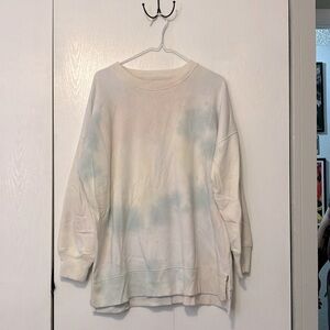 Lounge pastel tie-dye sweater